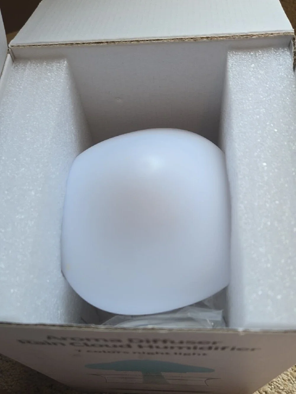 Rain Cloud Aroma Diffuser Humidifier - WHITE NWT